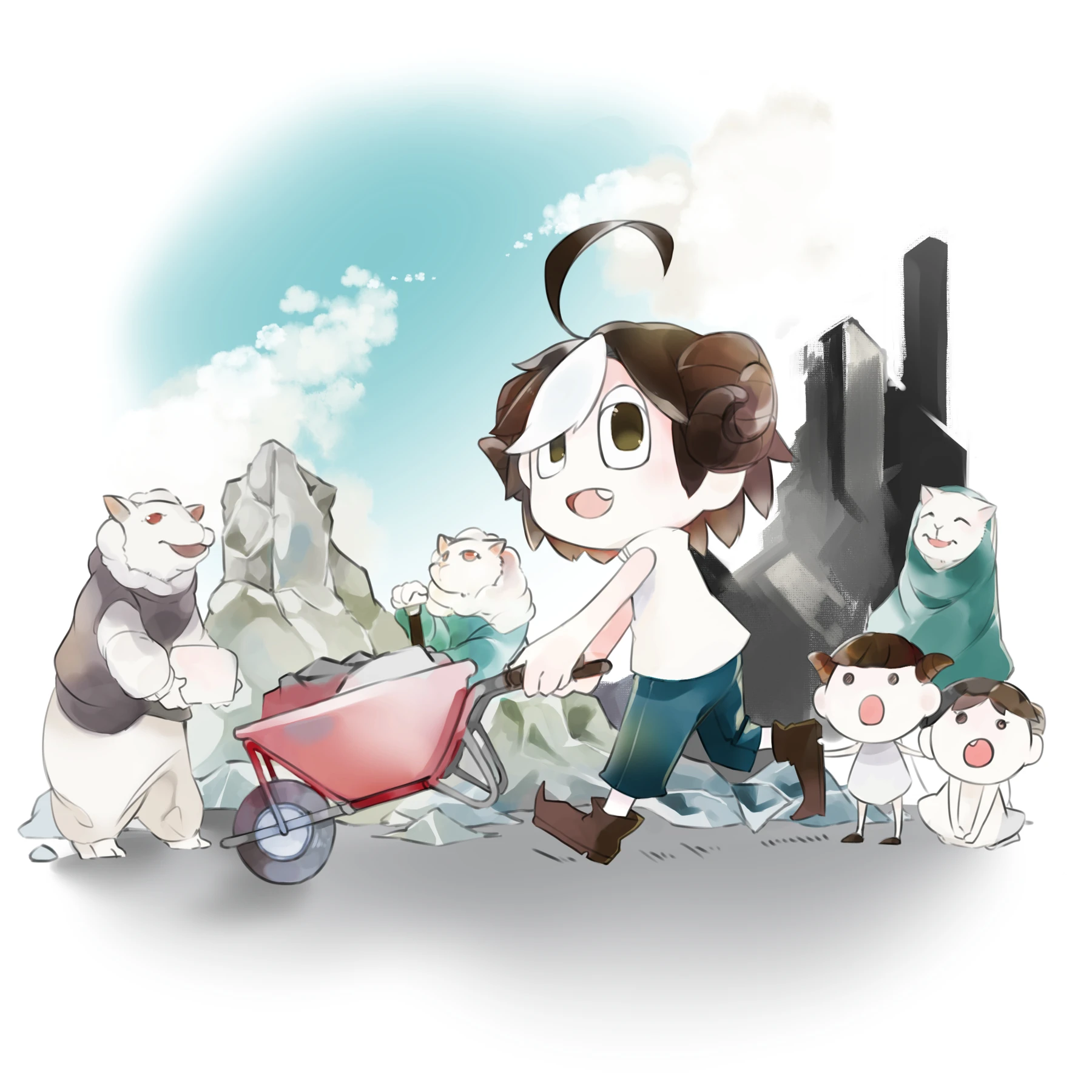 ぼくと羊 / Concept Art 14